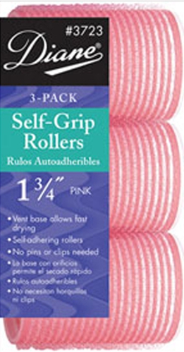 SELF GRIP ROLLERS PINK 1, 3/4 INCH 3-PACK 